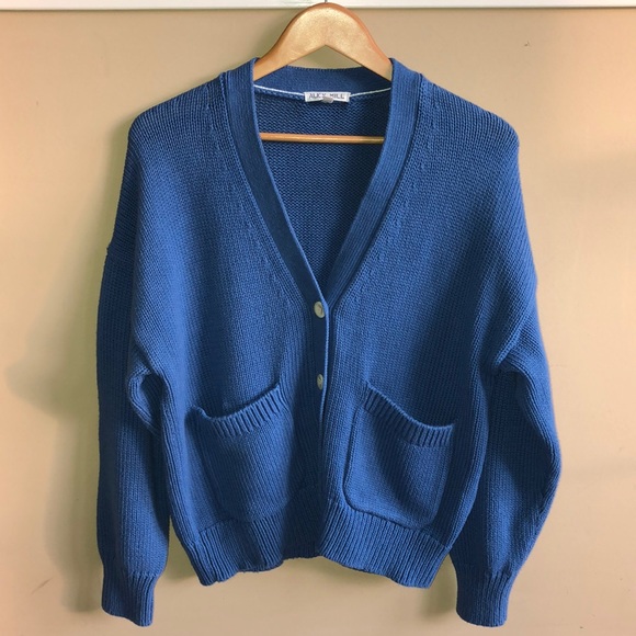 Alex Mill “Emma” Cardigan in Aegean Blue, Size Medium. - Picture 5 of 11